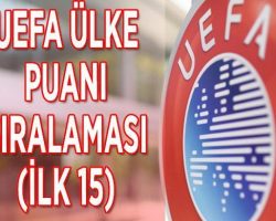 UEFA ÜLKE PUANI SIRALAMASI güncel liste (ilk 15 ülke) 2024: Türkiye, UEFA ülke puan sıralamasında kaçıncı sırada, kaç puan? İşte UEFA ülkeler sıralaması son durumu…